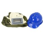 Casa si Gradina - Constructii - Echipamente de lucru - Accesorii echipamente protectia muncii - Masca de sablare cu casca de protectie reglabila XM805907, viziera mare detasabila si ventilatie eficienta - Infinity.ro