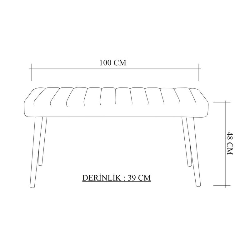 Casa si Gradina - Mobilier - Seturi de mobilier - Seturi living - Set masă dining cu bancă (3 bucăți) Hanah Home, PAL melaminat, 120 x 75 x 75 cm, atlantic pine/gri, 869VEL8846 - Infinity.ro