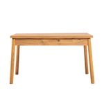 Casa si Gradina - Mobilier - Seturi de mobilier - Seturi living - Set masă dining cu bancă (3 bucăți) Hanah Home, PAL melaminat, 120 x 75 x 75 cm, atlantic pine/gri, 869VEL8846 - Infinity.ro