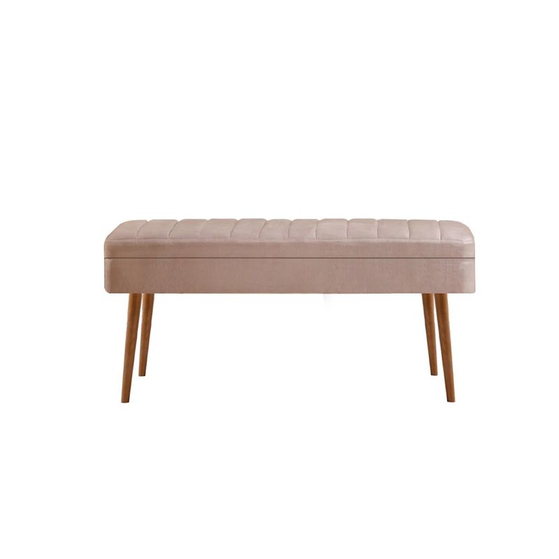 Casa si Gradina - Mobilier - Seturi de mobilier - Seturi living - Set mobilier hol Hanah Home, PAL melaminat, 50 x 38 x 135 cm, alb/piatră, catifea, 869VEL8542 - Infinity.ro