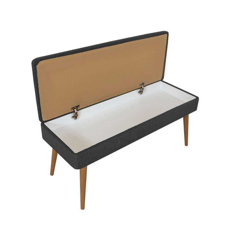 Casa si Gradina - Mobilier - Seturi de mobilier - Seturi living - Set mobilier hol Hanah Home, PAL melaminat, 50 x 38 x 135 cm, alb/antracit, 869VEL8544 - Infinity.ro
