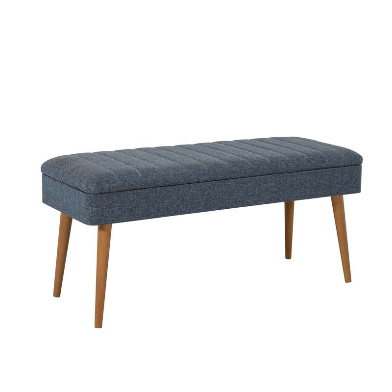 Casa si Gradina - Mobilier - Seturi de mobilier - Seturi living - Set mobilier hol Hanah Home, PAL melaminat, 50 x 38 x 135 cm, alb/albastru închis, 869VEL8562 - Infinity.ro