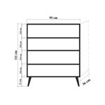 Casa si Gradina - Mobilier - Seturi de mobilier - Seturi living - Set mobilier hol Hanah Home, PAL melaminat, 95 x 36 x 111 cm, stejar sonoma/piatră, catifea, 869VEL8525 - Infinity.ro