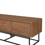 Casa si Gradina - Mobilier - Seturi de mobilier - Seturi living - Set mobilier living Hanah Home, PAL melaminat, 140 x 40 x 50 cm, nuc/negru, 863SPH5498 - Infinity.ro