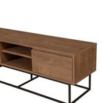 Casa si Gradina - Mobilier - Seturi de mobilier - Seturi living - Set mobilier living Hanah Home, PAL melaminat, 140 x 40 x 50 cm, nuc/negru, 863SPH5485 - Infinity.ro
