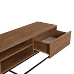 Casa si Gradina - Mobilier - Seturi de mobilier - Seturi living - Set mobilier living Hanah Home, PAL melaminat, 180 x 40 x 50 cm, nuc/negru, 863SPH5492 - Infinity.ro