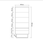 Casa si Gradina - Mobilier - Seturi de mobilier - Seturi living - Set mobilier living Hanah Home, PAL melaminat, 180 x 40 x 50 cm, nuc/negru, 863SPH5492 - Infinity.ro