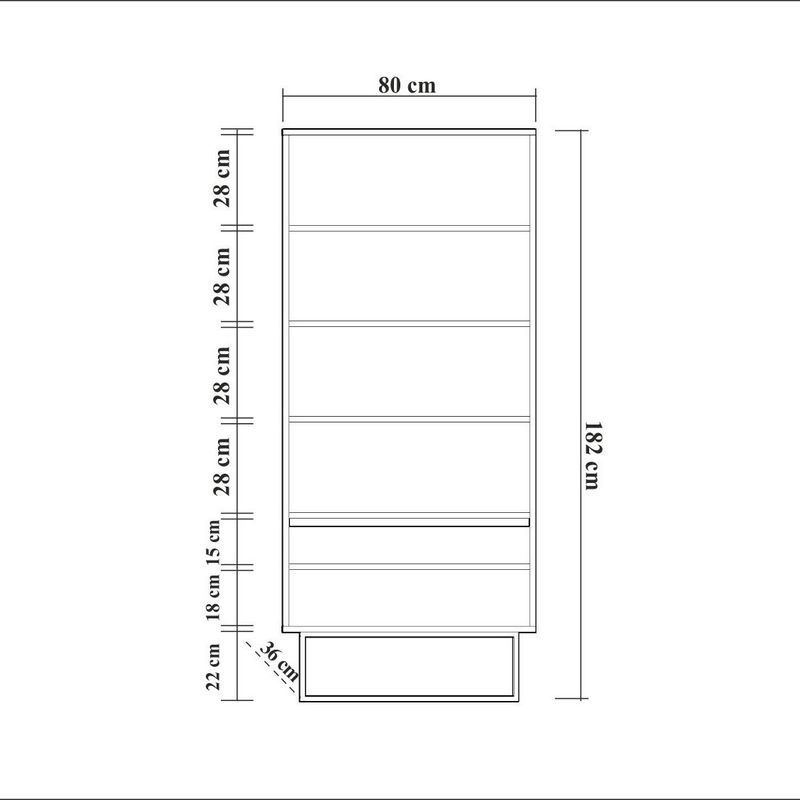 Casa si Gradina - Mobilier - Seturi de mobilier - Seturi living - Set mobilier living Hanah Home, PAL melaminat, 180 x 40 x 50 cm, nuc/negru, 863SPH5492 - Infinity.ro