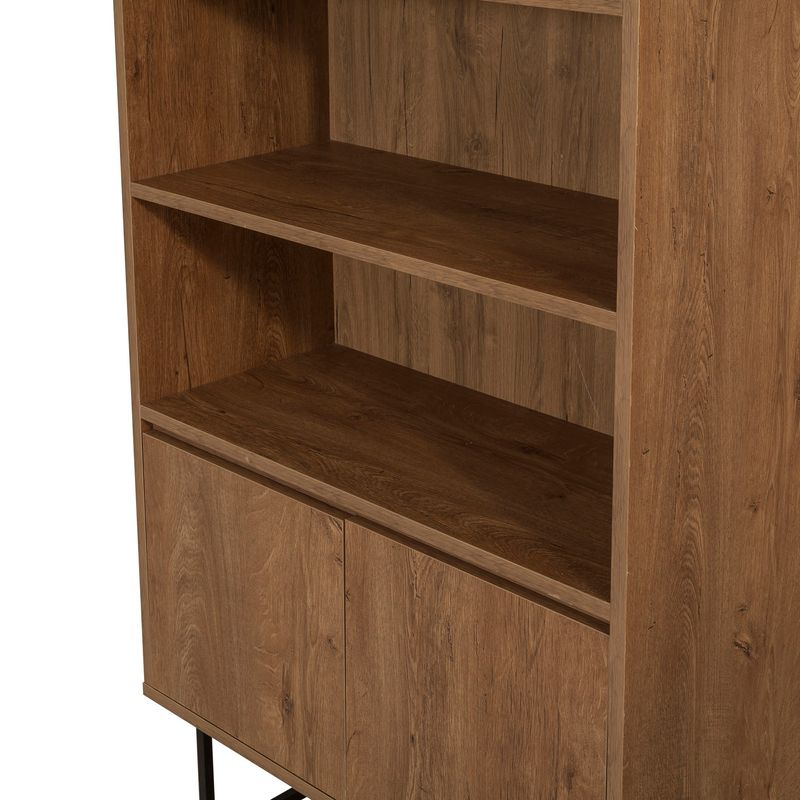 Casa si Gradina - Mobilier - Seturi de mobilier - Seturi living - Set mobilier living Hanah Home, PAL melaminat, 180 x 40 x 50 cm, nuc/negru, 863SPH5492 - Infinity.ro