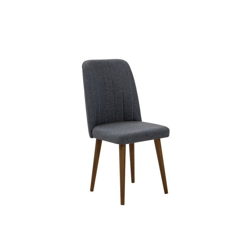 Casa si Gradina - Mobilier - Seturi de mobilier - Seturi living - Set masă extensibilă (5 bucăți), scaune/consolă Hanah Home, PAL melaminat, 130 x 80 x 76 cm, nuc/albastru închis, 869VEL8788 - Infinity.ro
