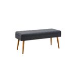 Casa si Gradina - Mobilier - Seturi de mobilier - Seturi living - Set masă extensibilă (6 bucăți), scaune/consolă Hanah Home, PAL melaminat, 130 x 80 x 76 cm, atlantic pine/albastru închis, 869VEL8773 - Infinity.ro