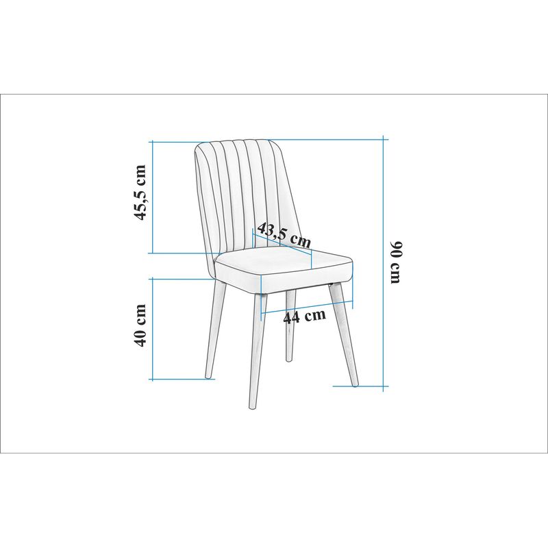 Casa si Gradina - Mobilier - Seturi de mobilier - Seturi living - Set masă extensibilă (6 bucăți), scaune/consolă Hanah Home, PAL melaminat, 130 x 80 x 76 cm, atlantic pine/crem, 869VEL8762 - Infinity.ro