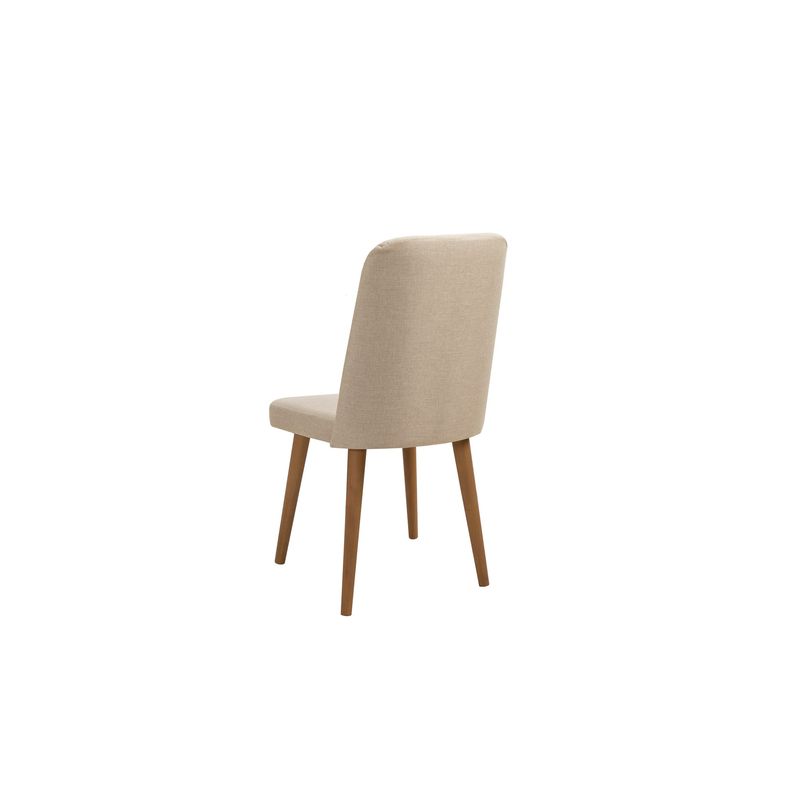 Casa si Gradina - Mobilier - Seturi de mobilier - Seturi living - Set masă extensibilă (6 bucăți), scaune/consolă Hanah Home, PAL melaminat, 130 x 80 x 76 cm, atlantic pine/crem, 869VEL8762 - Infinity.ro