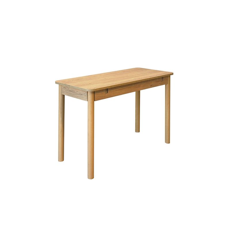 Casa si Gradina - Mobilier - Seturi de mobilier - Seturi living - Set masă extensibilă cu scaune (4 bucăți) Hanah Home, PAL melaminat, 110 x 50 x 75 cm, stejar/verde, 869VEL8834 - Infinity.ro