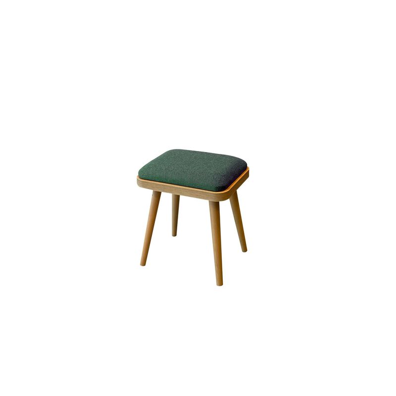 Casa si Gradina - Mobilier - Seturi de mobilier - Seturi living - Set masă extensibilă cu scaune (4 bucăți) Hanah Home, PAL melaminat, 110 x 50 x 75 cm, stejar/verde, 869VEL8834 - Infinity.ro