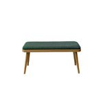Casa si Gradina - Mobilier - Seturi de mobilier - Seturi living - Set masă extensibilă cu scaune (4 bucăți) Hanah Home, PAL melaminat, 110 x 50 x 75 cm, stejar/verde, 869VEL8834 - Infinity.ro