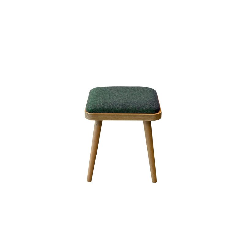 Casa si Gradina - Mobilier - Seturi de mobilier - Seturi living - Set masă extensibilă cu scaune (4 bucăți) Hanah Home, PAL melaminat, 110 x 50 x 75 cm, stejar/verde, 869VEL8834 - Infinity.ro