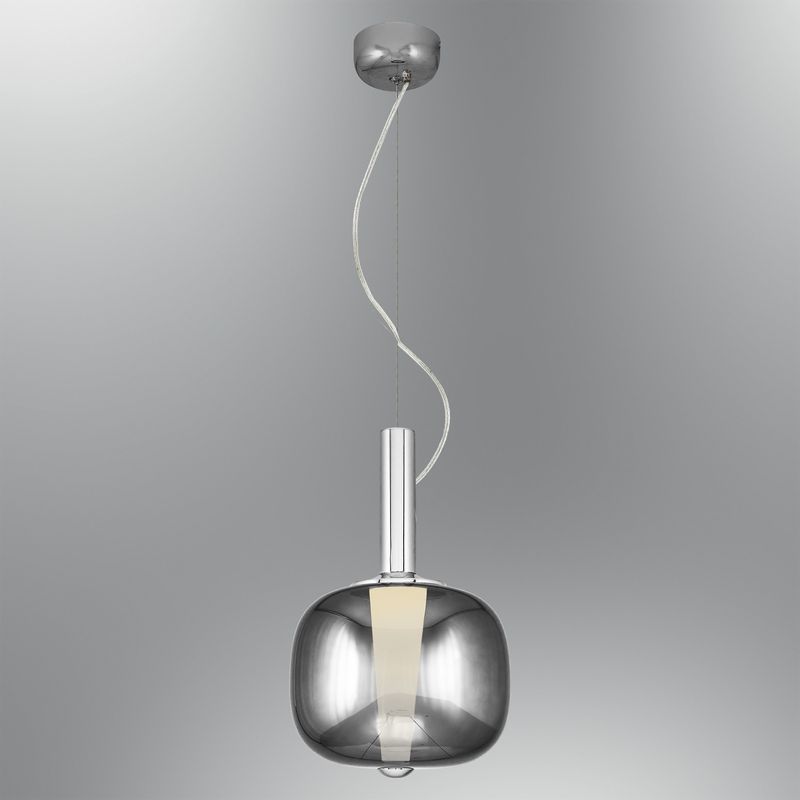 Casa si Gradina - Corpuri si surse de iluminat - Lustre si pendule - Lustră pendul Opviq din metal și sticlă, crom, 28 x 120 cm, 414LRC1946 - Infinity.ro