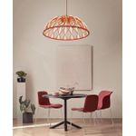 Casa si Gradina - Corpuri si surse de iluminat - Lustre si pendule - Lustră pendul Opviq din metal și acrilic, roșu, 120 cm, 414LRC2041 - Infinity.ro