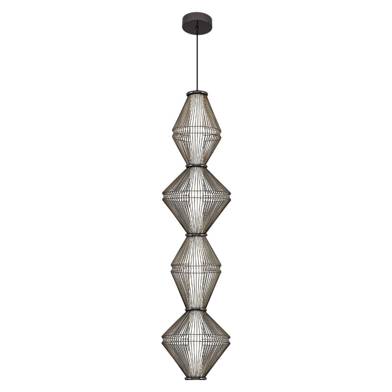 Casa si Gradina - Corpuri si surse de iluminat - Lustre si pendule - Lustră pendul Opviq din metal și acrilic, platinum, 200 cm, 701CHD1672 - Infinity.ro