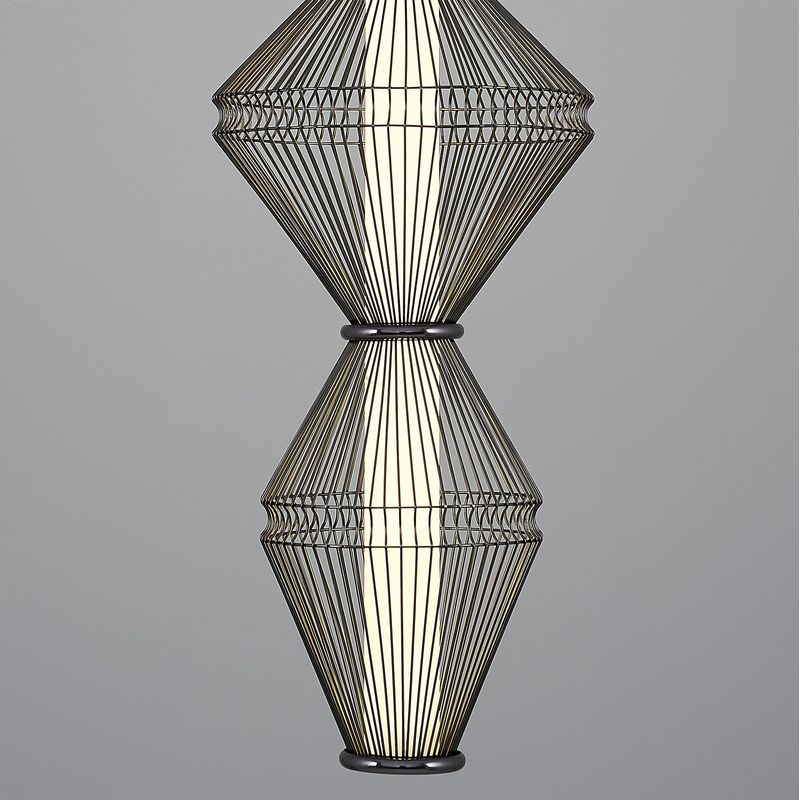Casa si Gradina - Corpuri si surse de iluminat - Lustre si pendule - Lustră pendul Opviq din metal și acrilic, platinum, 200 cm, 701CHD1672 - Infinity.ro