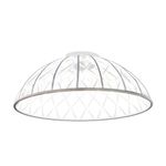 Casa si Gradina - Corpuri si surse de iluminat - Lustre si pendule - Lustră pendul Opviq din metal și acrilic, crem, 30 cm, 414LRC2049 - Infinity.ro