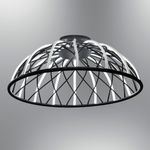 Casa si Gradina - Corpuri si surse de iluminat - Lustre si pendule - Lustră pendul Opviq din metal și acrilic, negru, 30 cm, 414LRC2048 - Infinity.ro