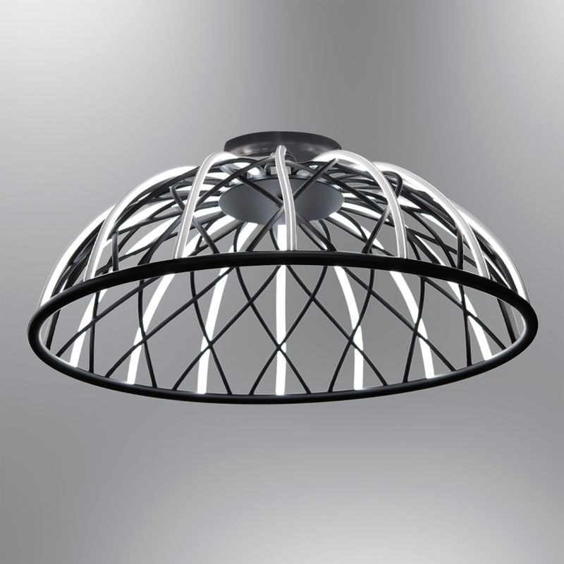 Casa si Gradina - Corpuri si surse de iluminat - Lustre si pendule - Lustră pendul Opviq din metal și acrilic, negru, 30 cm, 414LRC2048 - Infinity.ro