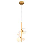 Casa si Gradina - Corpuri si surse de iluminat - Lustre si pendule - Lustră pendul Opviq din metal și sticlă, galben, 120 cm, 701CHD1381 - Infinity.ro
