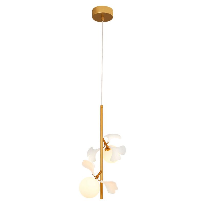Casa si Gradina - Corpuri si surse de iluminat - Lustre si pendule - Lustră pendul Opviq din metal și sticlă, galben, 120 cm, 701CHD1381 - Infinity.ro