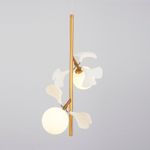 Casa si Gradina - Corpuri si surse de iluminat - Lustre si pendule - Lustră pendul Opviq din metal și sticlă, galben, 120 cm, 701CHD1381 - Infinity.ro