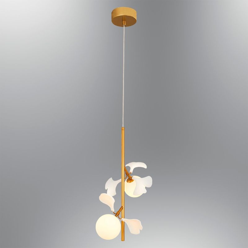 Casa si Gradina - Corpuri si surse de iluminat - Lustre si pendule - Lustră pendul Opviq din metal și sticlă, galben, 120 cm, 701CHD1381 - Infinity.ro