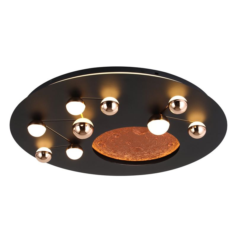 Casa si Gradina - Corpuri si surse de iluminat - Lustre si pendule - Lustră pendul Opviq din metal și acrilic, negru, 5 cm, 701CHD1688 - Infinity.ro