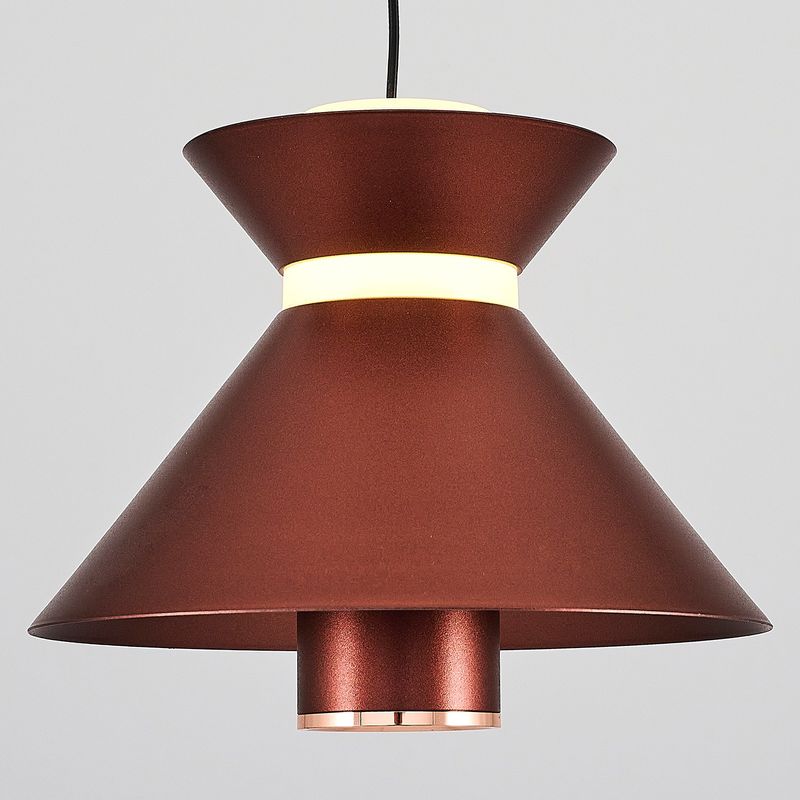 Casa si Gradina - Corpuri si surse de iluminat - Lustre si pendule - Lustră pendul Opviq din metal și sticlă, maro, 120 cm, 701CHD1411 - Infinity.ro