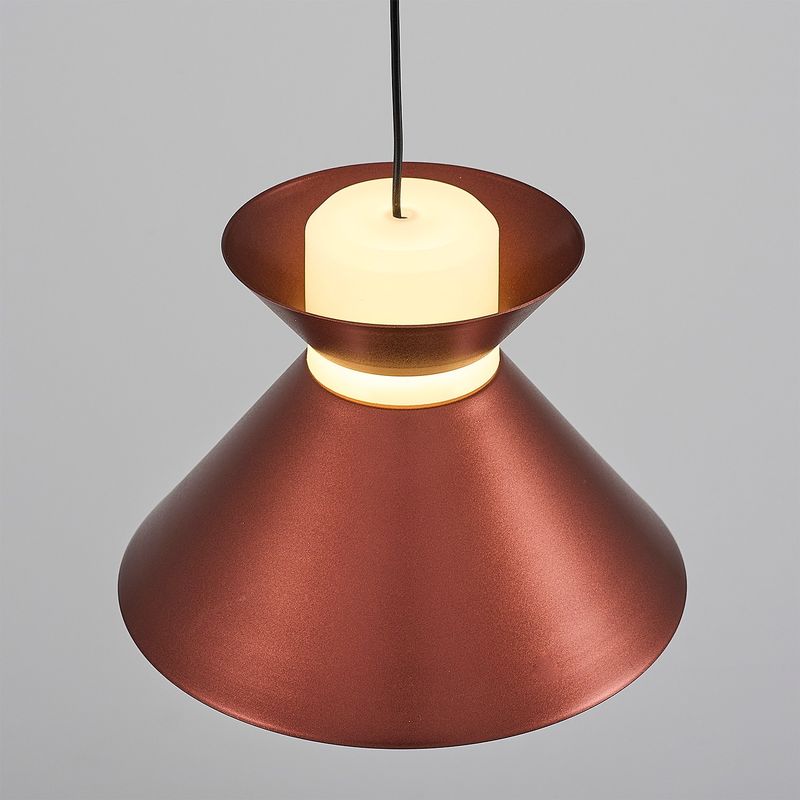 Casa si Gradina - Corpuri si surse de iluminat - Lustre si pendule - Lustră pendul Opviq din metal și sticlă, maro, 120 cm, 701CHD1411 - Infinity.ro