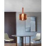 Casa si Gradina - Corpuri si surse de iluminat - Lustre si pendule - Lustră pendul Opviq din metal și sticlă, rose auriu, 28 x 120 cm, 414LRC1948 - Infinity.ro