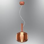 Casa si Gradina - Corpuri si surse de iluminat - Lustre si pendule - Lustră pendul Opviq din metal și sticlă, rose auriu, 28 x 120 cm, 414LRC1948 - Infinity.ro