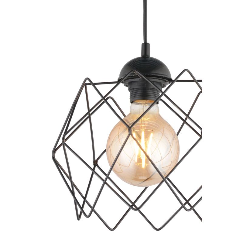 Casa si Gradina - Corpuri si surse de iluminat - Lustre si pendule - Lustră pendul Opviq din metal, negru, 1xE27, Ø18 x 18 cm, 433NUV1106 - Infinity.ro