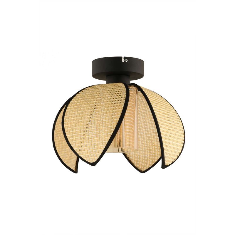 Casa si Gradina - Corpuri si surse de iluminat - Lustre si pendule - Lustră pendul Opviq din metal, crem/negru, 1xE27, Ø26 x 20 cm, 433NUV1160 - Infinity.ro