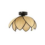 Casa si Gradina - Corpuri si surse de iluminat - Lustre si pendule - Lustră pendul Opviq din metal, crem/negru, 1xE27, Ø40 x 20 cm, 433NUV1163 - Infinity.ro