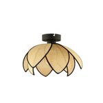 Casa si Gradina - Corpuri si surse de iluminat - Lustre si pendule - Lustră pendul Opviq din metal, crem/negru, 1xE27, Ø40 x 20 cm, 433NUV1163 - Infinity.ro