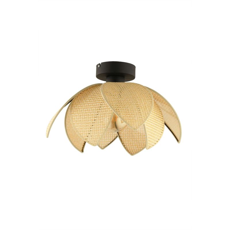 Casa si Gradina - Corpuri si surse de iluminat - Lustre si pendule - Lustră pendul Opviq din metal, crem/negru, 1xE27, Ø40 x 20 cm, 433NUV1162 - Infinity.ro
