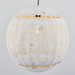 Casa si Gradina - Corpuri si surse de iluminat - Lustre si pendule - Lustră pendul Opviq din plastic și ratan, alb, 120 cm, 701CHD1797 - Infinity.ro