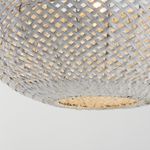 Casa si Gradina - Corpuri si surse de iluminat - Lustre si pendule - Lustră pendul Opviq din plastic și ratan, alb, 120 cm, 701CHD1791 - Infinity.ro
