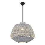 Casa si Gradina - Corpuri si surse de iluminat - Lustre si pendule - Lustră pendul Opviq din plastic și ratan, alb, 120 cm, 701CHD1782 - Infinity.ro