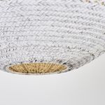 Casa si Gradina - Corpuri si surse de iluminat - Lustre si pendule - Lustră pendul Opviq din plastic și ratan, alb, 120 cm, 701CHD1782 - Infinity.ro