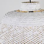 Casa si Gradina - Corpuri si surse de iluminat - Lustre si pendule - Lustră pendul Opviq din plastic și ratan, alb, 120 cm, 701CHD1782 - Infinity.ro