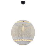 Casa si Gradina - Corpuri si surse de iluminat - Lustre si pendule - Lustră pendul Opviq din plastic și ratan, alb, 120 cm, 701CHD1797 - Infinity.ro