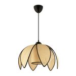 Casa si Gradina - Corpuri si surse de iluminat - Lustre si pendule - Lustră pendul Opviq din plastic, crem/negru, 1xE27, Ø26 x 26 cm, 433NUV1170 - Infinity.ro