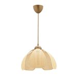 Casa si Gradina - Corpuri si surse de iluminat - Lustre si pendule - Lustră pendul Opviq din plastic, crem, 1xE27, Ø30 x 20 cm, 433NUV1145 - Infinity.ro